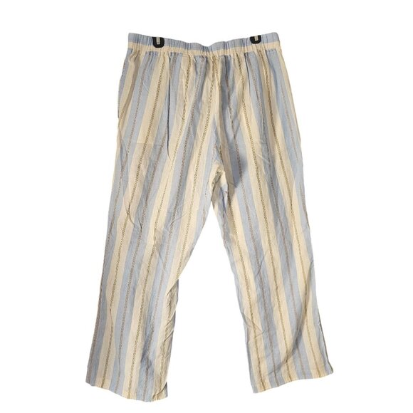 Tommy Bahama Womens Striped Linen Blend Drawstring Pants Size 14 Resort Beachy - Picture 2 of 5